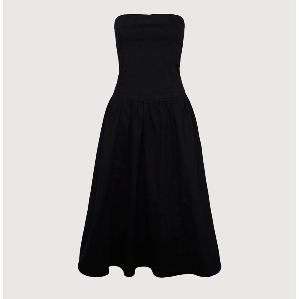 Oak and Fort drop waist denim dress